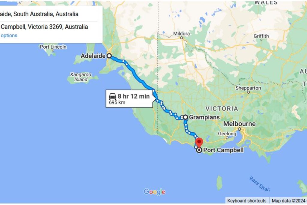 Adelaide to Port Campbell (via Grampians)