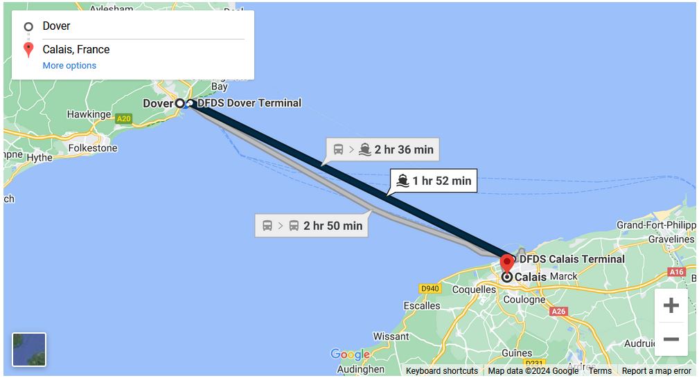 You are currently viewing Dover to Calais