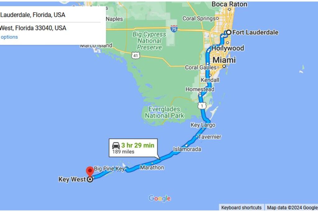 Fort Lauderdale to Key West