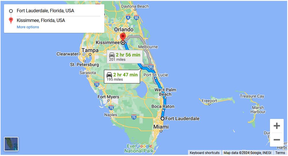 You are currently viewing Fort Lauderdale to Kissimmee