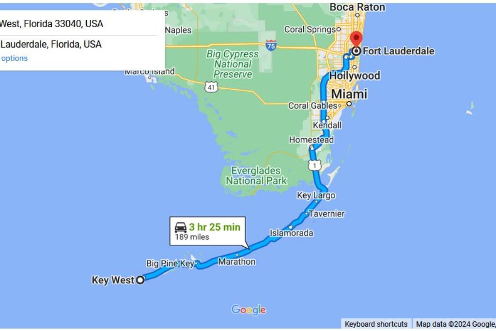 Key West to Fort Lauderdale