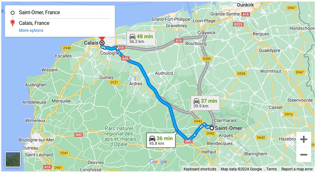 You are currently viewing Saint-Omer to Calais