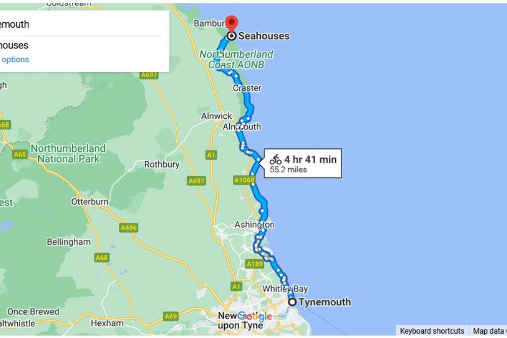 Tynemouth to Seahouses