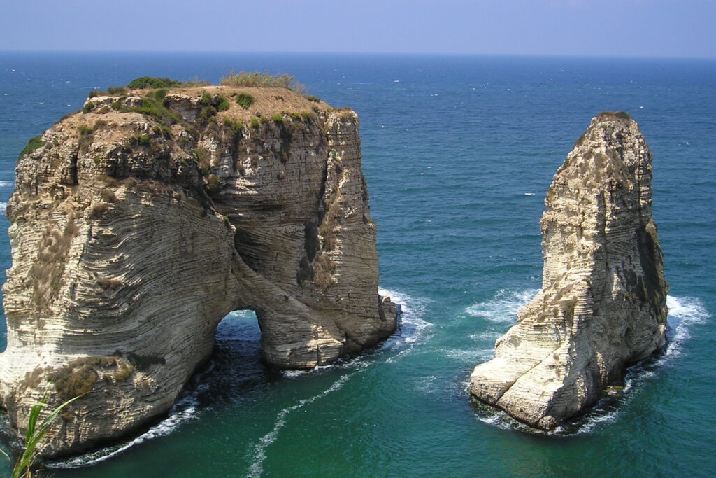 Pigeon Rocks in Raouche