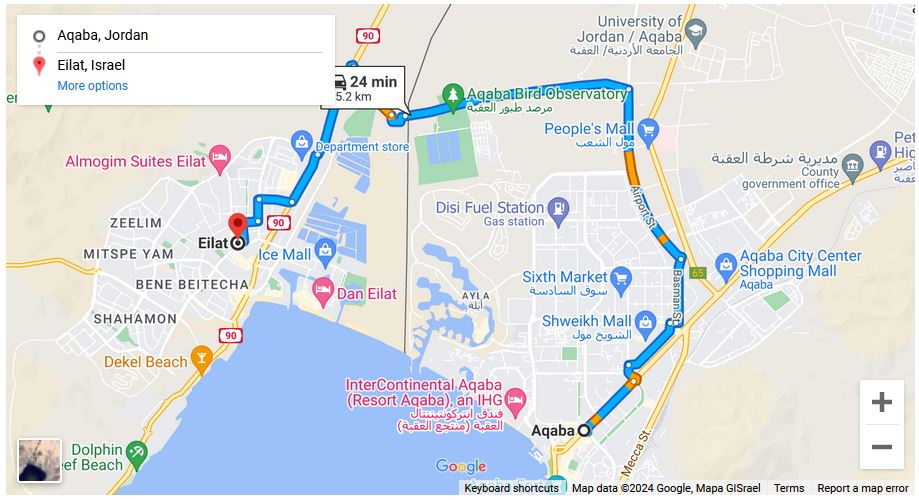 You are currently viewing Crossing the border from Jordan into Israel (Aquaba to Eliat)