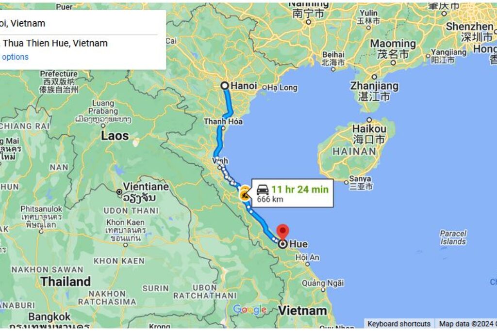 Hanoi to Hue