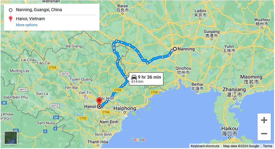 You are currently viewing Nanning to Hanoi