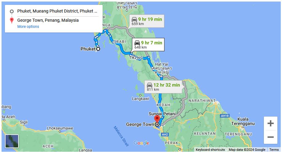 You are currently viewing Phuket to Penang