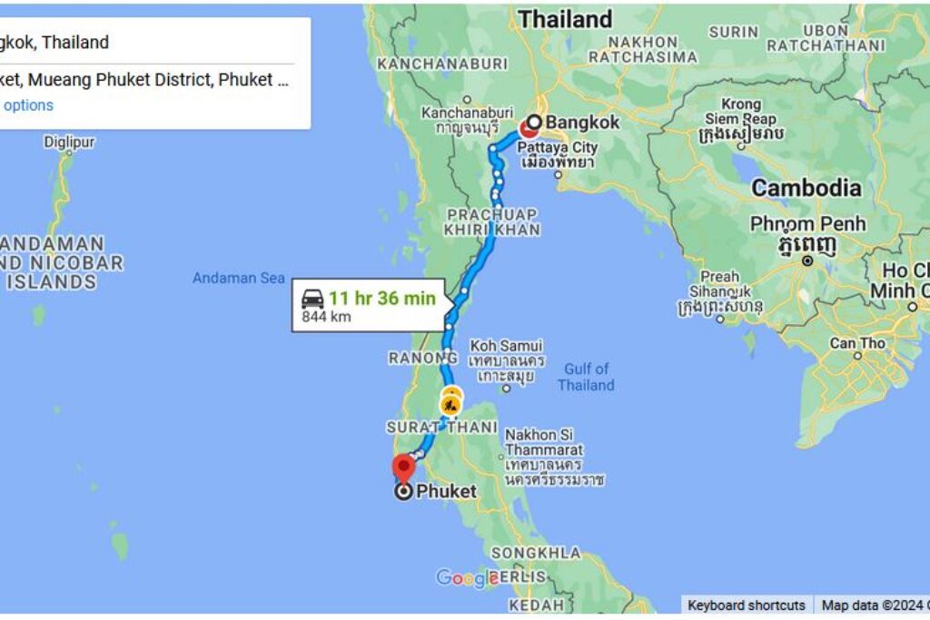 Bangkok to Phuket