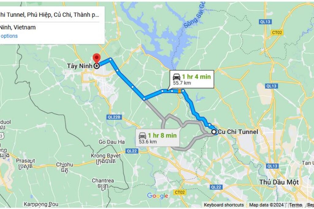 Cu Chi Tunnel to Tây Ninh, Vietnam
