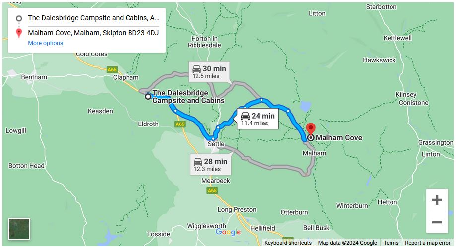 You are currently viewing Dalesbridge Campsite to Malham Cove