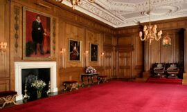 The Throne Room of the Palace of Holyroodhouse