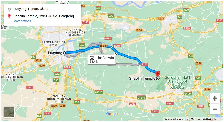 You are currently viewing Luoyang to Shaolin Temple