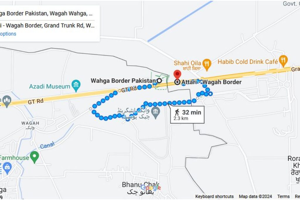 Wagah Border Pakistan to Attari – Wagah Border, India