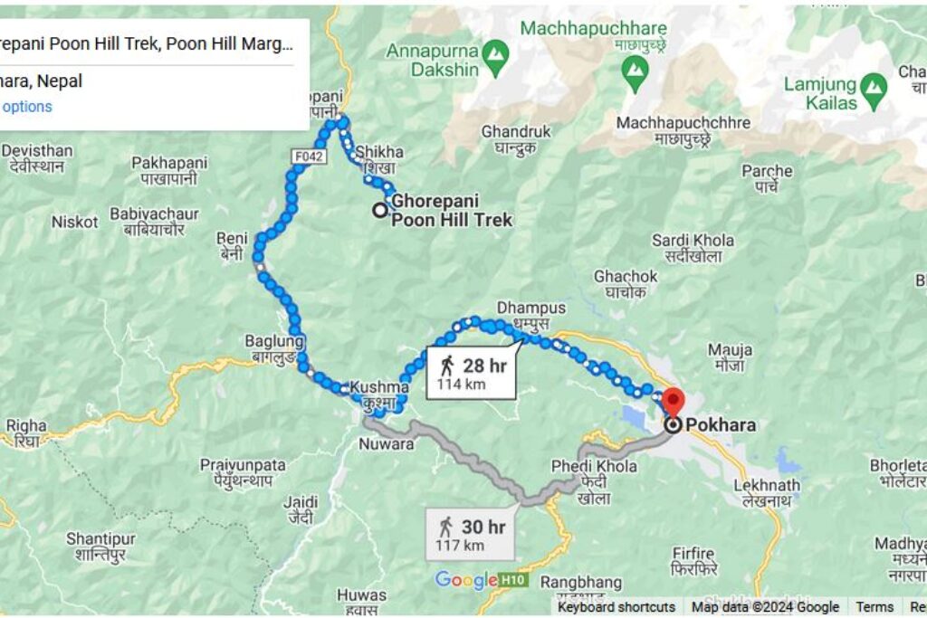 Annapurna Circuit – Ghorepani to Pokhara
