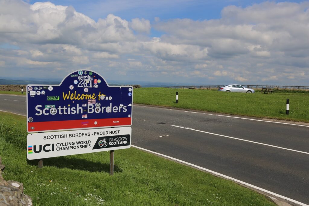 England-Scotland border at Carter Bar